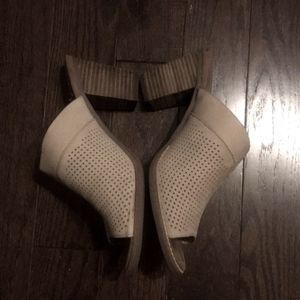 Size 10 Suede Tom's Perforated Mules